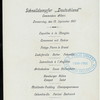 DINNER [held by] HAMBURG AMERIKA LINIE [at] SS DEUTSCHLAND (SS;)