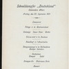 DINNER [held by] HAMBURG AMERIKA LINIE [at] SS DEUTSCHLAND (SS;)