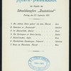 DINNER [held by] HAMBURG AMERIKA LINIE [at] SS DEUTSCHLAND (SS;)