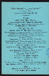 BREAKFAST [held by] HAMBURG AMERIKA LINIE [at] SS DEUTSCHLAND (SS;)