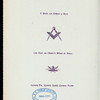 CONSECRATION CEREMONY [held by] LONDON WELSH LODGE [at] "FREEMASONS' HALL, LONDON, ENGLAND" (OTHER (HALL);)