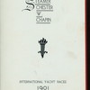 MENU [held by] INTERNATIONAL YACHT RACES [at] STEAMER CHESTER W. CHAPIN (SS;)
