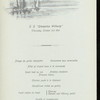 DINNER [held by] NORDDEUTSCHER LLOYD BREMEN [at] "DAMPFER ""KRONPRINZ WILHLEM""" (SS;)
