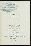DINNER [held by] NORDDEUTSCHER LLOYD BREMEN [at] "DAMPFER ""KRONPRINZ WILHLEM""" (SS;)