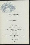 DINNER [held by] NORDDEUTSCHER LLOYD BREMEN [at] "DAMPFER ""KRONPRINZ WILHLEM""" (SS;)