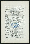 DINNER [held by] FALL RIVER LINE [at] STEAMER PURITAN (SS;)