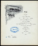 20TH ANNUAL DINNER [held by] AMERICAN STREET RAILWAY ASSOCIATION [at] "SHERRY'S, NEW YORK, NY" (REST;)