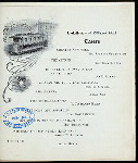 20TH ANNUAL DINNER [held by] AMERICAN STREET RAILWAY ASSOCIATION [at] "SHERRY'S, NEW YORK, NY" (REST;)