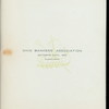 BANQUET TO MEMBERS OF THE OHIO BANKERS ASSOCIATION [held by] CLEVELAND BANKS AND BANKERS [at] "HOLLENDEN HOTEL, [CLEVELAND, OH]" (HOTEL;)