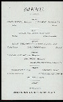 DINNER [held by] NEW ENGLAND SHORTHAND REPORTERS' ASSOCIATION [at] "AMERICAN HOUSE,BOSTON,MASS." (HOTEL)