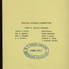 DINNER IN HONOR OF THE SUCCESSFUL CANDIDATES [held by] WEST SIDE REPUBLICAN CLUB [at] [NY] (?)