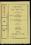 DINNER IN HONOR OF THE SUCCESSFUL CANDIDATES [held by] WEST SIDE REPUBLICAN CLUB [at] [NY] (?)