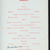 BREAKFAST [held by] NEW YORK AND PORTO RICO STEAMSHIP CO. [at] S.S. SAN JUAN (SS;)