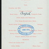 BREAKFAST [held by] NEW YORK AND PORTO RICO STEAMSHIP CO. [at] S.S. SAN JUAN (SS;)