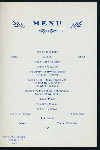 BANQUET [held by] SEVENTH MASONIC DISTRICT [at] "MARLBOROUGH HOTEL, (?)"