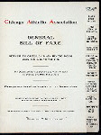 BILL OF FARE [held by] CHICAGO ATHLETIC ASSOCIATION [at] "CHICAGO, IL" (OTHER (CLUB))