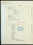 BILL OF FARE [held by] CHICAGO ATHLETIC ASSOCIATION [at] "CHICAGO, IL" (OTHER (CLUB))