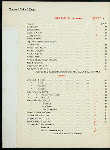 BILL OF FARE [held by] CHICAGO ATHLETIC ASSOCIATION [at] "CHICAGO, IL" (OTHER (CLUB))