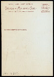 LUNCHEON [held by] RED STAR LINE [at] EN ROUTE ABOARD S.S.VADERLAND (SS;)