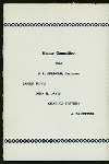 FIFTEENTH ANNIVRSARY BANQUET [held by] STEWARDS' ASSOCIATION OF N.Y. [at] "REISENWEBER'S CIRCLE HOTEL EIGHTH AVENUE AND 58TH STREET, NEW YORK" (HOTEL;)