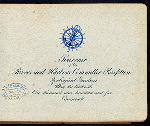 RECEPTION [held by] RIVERS AND HARBORS COMMITTEE [at] "ZOOLOGICAL GARDENS, CINCINNATI, OH" (OTHER (ZOOLOGICAL GARDENS CLUB HOUSE))