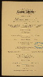 DAILY MENU, DINNER [held by] CAFE DES AMBASSADEURS [at] "108-110 WEST 38TH STREET, NEW YORK, NY" (REST;)
