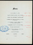 BANQUET OF SEVENTEENTH ANNUAL CONVENTION [held by] WHOLESALE SADDLERY ASSOCIATION OF THE UNITED STATES [at] "AUDITORIUM HOTEL, (?CHICAGO, IL?)" (HOTEL;)