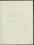 BANQUET [held by] MILLINERY TRAVELING MEN'S ASSOCIATION OF CHICAGO [at] "PALMER HOUSE, CHICAGO, IL" (HOTEL;)