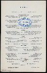 DINER/DINNER [held by] ST. REGIS HOTEL [at] "NEW YORK, NY" (HOTEL)