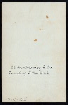 TWENTY-FIFTH ANNIVESAY O FOUNDING OF CLUB [held by] LARCHMONT YACHT CLUB [at] (NEW YORK?) (OTHER (PRIVATE CLUB);)