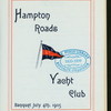 BANQUET [held by] HAMPTON ROADS YACHT CLUB [at] [NY STATE] (CLUB;)