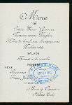 DECIMO ANIVERSARIO DE LA REVISTA DE MEDICINA Y CERUGIA DE LA HABANA [held by] DR. JOSE A. PRESNO Y BASTIONY [at] "EL LOUVRE RESTAURNT, HAVANA, CUBA" (FOR;)
