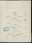 ANNUAL BANQUET [held by] CARRIAGE BUILDERS NATIONAL ASSOCIATION [at] "HORTICULTURAL HALL, PHILADELPHIA [PA]" (OTHER )PRIVATE AREA);)
