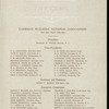 ANNUAL BANQUET [held by] CARRIAGE BUILDERS NATIONAL ASSOCIATION [at] "HORTICULTURAL HALL, PHILADELPHIA [PA]" (OTHER )PRIVATE AREA);)