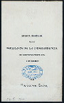 DINNER IN COMMEMORATION OF 10 OF OCTOBER [held by] VETERABOS DE LA INDEPENDENCIA [at] "HAVANA, CUBA" (FOR;)