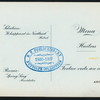 EIGHTENTH ANNUAL BANQUET [held by] NATIONAL PAINT OIL (?) AND VARNISH ASSOCIATION [at] "THE AUDITORIAUM, CHICAGO [IL]" (HOTEL;)