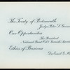 EIGHTENTH ANNUAL BANQUET [held by] NATIONAL PAINT OIL (?) AND VARNISH ASSOCIATION [at] "THE AUDITORIAUM, CHICAGO [IL]" (HOTEL;)