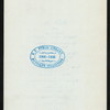 DINNER [held by] ROYAL ARMY MEDICAL COLLEGE [at] "ST. ERMIN'S HOTEL, LONDON, ENGLAND" (FOR;)