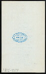 DINNER [held by] ROYAL ARMY MEDICAL COLLEGE [at] "ST. ERMIN'S HOTEL, LONDON, ENGLAND" (FOR;)