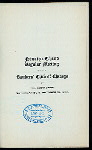 93RD REGULAR MEETING [held by] BANKERS' CLUB OF CHICAGO [at] THE AUDITORIUM (OTHER;)