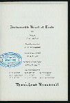 LUNCHEON TO THE PRESIDENT [held by] JACKSONVILLE BOARD OF TRADE [at] "JACKSONVILLE, FL"