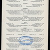 DINNER/DINER [held by] ST. REGIS HOTEL [at] "NEW YORK, NY" (HOTEL;)