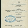 EIGHTH ANNUAL DINNER [held by] AMERICAN ASIATIC ASSOCIATION [at] "DELMONICO'S, NEW YORK, NY" (REST;)
