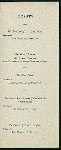 EIGHTH ANNUAL DINNER [held by] AMERICAN ASIATIC ASSOCIATION [at] "DELMONICO'S, NEW YORK, NY" (REST;)