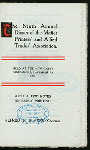 9TH ANNUAL DINNER [held by] MASTER PRINTERS' AND ALLIED TRADES' ASSOCIATION [at] NEW GAITY RESTAURANT (REST;)