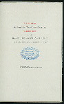 DINNER [held by] HAMBURG-AMERICAN LINE [at] "ON BOARD THE TWIN-SCREW STEAMSHIP ""AMERIKA""" (SS;)