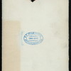 DINNER [held by] HAMBURG-AMERICAN LINE [at] "ON BOARD THE TWIN-SCREW STEAMSHIP ""AMERIKA""" (SS;)