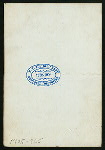 INSTALLATION BANQUET [held by] JERUSALEM TEMPLE A.A.O.N.M.S. [at] "THE RATHSKELLER,NEW ORLEANS, LA" (REST;)