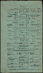 DINNER [held by] STAUCH'S RESTURANT [at] "CONEY ISLAND, NEW YORK" (REST;)