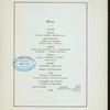 DINNER TO PATRICK FRANCIS MURPHY [held by] GEORGE THOMSON WILSON [at] "DELMONICO'S, NEW YORK, NY" (REST;)